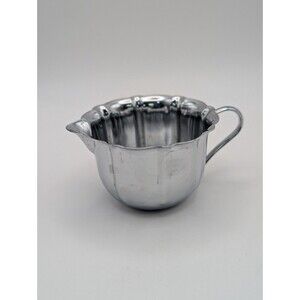 Vintage Wm Rogers 625 Silverplated Creamer Fluted Panels